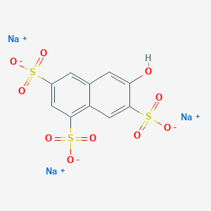 molecular formula C10H5Na3O10S3 B1424269 Trisodium 6-hydroxynaphthalene-1,3,7-trisulfonate CAS No. 58645-40-2