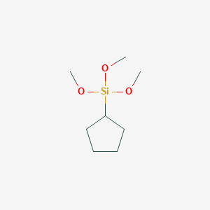 molecular formula C8H18O3Si B142427 Cyclopentyltrimethoxysilane CAS No. 143487-47-2