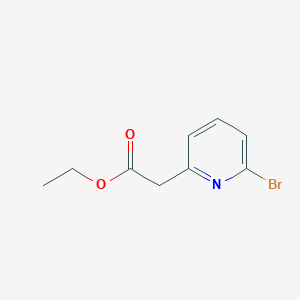 molecular formula C9H10BrNO2 B1424272 Ethyl 2-(6-bromopyridin-2-YL)acetate CAS No. 955369-63-8