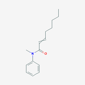 molecular formula C15H21NO B14242740 N-Methyl-N-phenyloct-2-enamide CAS No. 220466-28-4