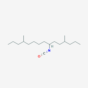 molecular formula C18H35NO B14242837 Pentadecane, 7-isocyanato-4,12-dimethyl- CAS No. 320339-54-6