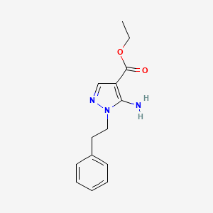 Ethyl 5-amino-1-phenethylpyrazole-4-carboxylate