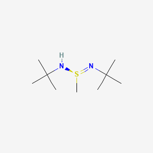 molecular formula C9H22N2S B14242887 N,N'-Di-tert-butylmethanesulfinimidamide CAS No. 217659-69-3