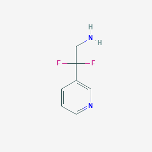 2,2-Difluoro-2-(pyridin-3-YL)ethanamine