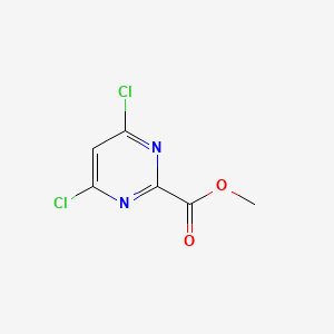 molecular formula C6H4Cl2N2O2 B1424298 Methyl 4,6-dichloropyrimidine-2-carboxylate CAS No. 811450-22-3