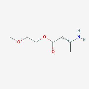 molecular formula C7H13NO3 B1424301 2-methoxyethyl (E)-3-aminobut-2-enoate CAS No. 50899-10-0