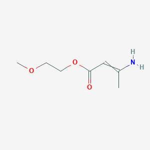 molecular formula C7H13NO3 B1424301 2-Methoxyethyl 3-aminobut-2-enoate CAS No. 50899-10-0