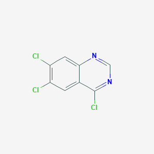 molecular formula C8H3Cl3N2 B1424304 4,6,7-Trichloroquinazoline CAS No. 57940-05-3