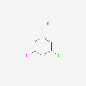 molecular formula C6H4ClIO B1424305 3-氯-5-碘酚 CAS No. 861347-86-6