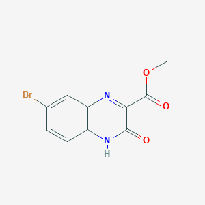molecular formula C10H7BrN2O3 B1424317 Methyl 7-bromo-3-oxo-3,4-dihydroquinoxaline-2-carboxylate CAS No. 221167-40-4