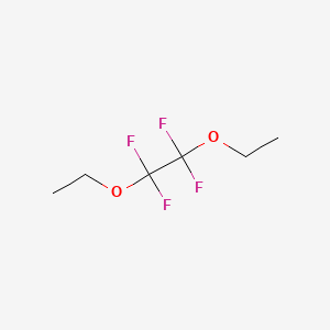 molecular formula C6H10F4O2 B14243254 Ethane, 1,2-diethoxy-1,1,2,2-tetrafluoro- CAS No. 429674-57-7