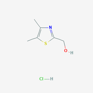 B1424326 (4,5-Dimethyl-1,3-thiazol-2-YL)methanol hydrochloride CAS No. 1609401-24-2