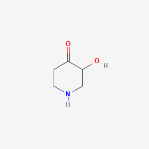 molecular formula C5H9NO2 B1424327 3-羟基哌啶-4-酮 CAS No. 73603-43-7