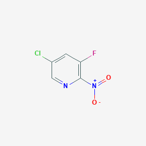 molecular formula C5H2ClFN2O2 B1424328 5-氯-3-氟-2-硝基吡啶 CAS No. 1064783-29-4