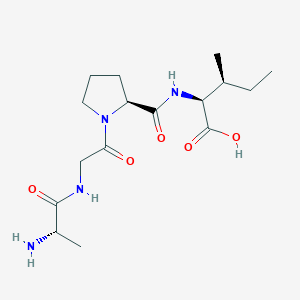 molecular formula C16H28N4O5 B14243280 L-Alanylglycyl-L-prolyl-L-isoleucine CAS No. 443302-95-2