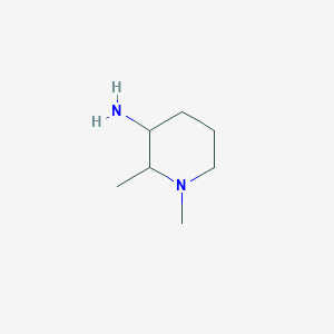 molecular formula C7H16N2 B1424332 1,2-二甲基哌啶-3-胺 CAS No. 1461708-38-2