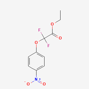 Difluoro-(4-nitro-phenoxy)-acetic acid ethyl ester
