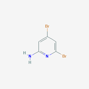 molecular formula C5H4Br2N2 B1424337 4,6-二溴吡啶-2-胺 CAS No. 408352-48-7