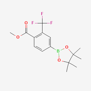 Methyl 4-(4,4,5,5-tetramethyl-1,3,2-dioxaborolan-2-YL)-2-(trifluoromethyl)benzoate