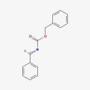 molecular formula C15H13NO2 B14243565 benzyl N-benzylidenecarbamate CAS No. 207615-45-0