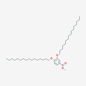 molecular formula C40H72O4 B14243575 Methyl 3,4-bis(hexadecyloxy)benzoate CAS No. 180678-30-2