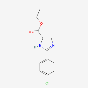 ethyl 2-(4-chlorophenyl)-1H-imidazole-5-carboxylate