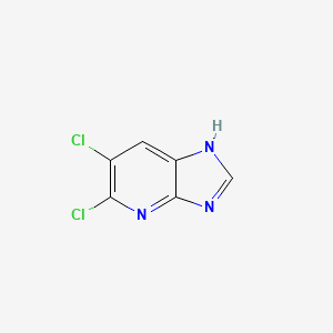 molecular formula C6H3Cl2N3 B1424371 5,6-Dichloro-3H-imidazo[4,5-b]pyridine CAS No. 189102-97-4