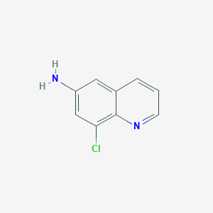 molecular formula C9H7ClN2 B1424372 8-Chloroquinolin-6-amine CAS No. 50358-62-8