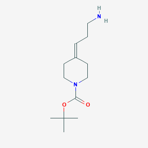 Tert-butyl 4-(3-aminopropylidene)piperidine-1-carboxylate