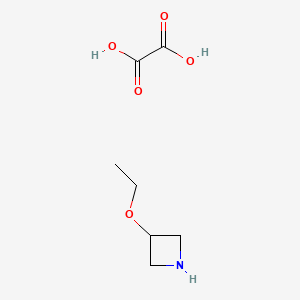 molecular formula C7H13NO5 B1424390 3-Ethoxy-azetidine oxalate CAS No. 1187932-49-5