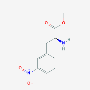 molecular formula C10H12N2O4 B1424392 Methyl 3-nitro-L-phenylalaninate CAS No. 76604-97-2