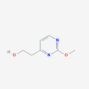 molecular formula C7H10N2O2 B1424395 2-(2-methoxypyrimidin-4-yl)ethan-1-ol CAS No. 1240725-45-4