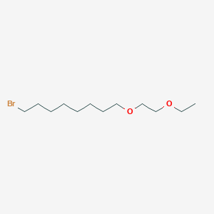 molecular formula C12H25BrO2 B14243987 1-Bromo-8-(2-ethoxyethoxy)octane CAS No. 206280-76-4
