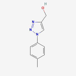 molecular formula C10H11N3O B1424399 [1-(4-甲基苯基)-1H-1,2,3-三唑-4-基]甲醇 CAS No. 875658-14-3