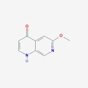 molecular formula C9H8N2O2 B1424407 6-甲氧基-1,7-萘啶-4(1H)-酮 CAS No. 952059-64-2