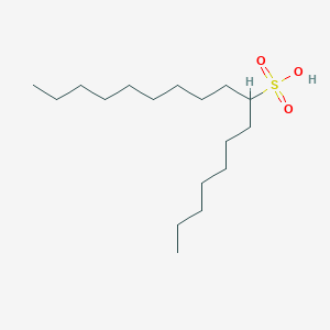 molecular formula C17H36O3S B14244331 Heptadecane-8-sulfonic acid CAS No. 360771-57-9