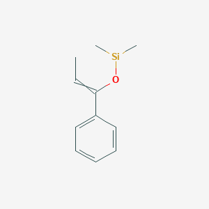 molecular formula C11H15OSi B14244718 CID 78063018 