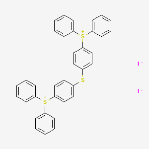 molecular formula C36H28I2S3 B14244935 [Sulfanediyldi(4,1-phenylene)]bis(diphenylsulfanium) diiodide CAS No. 203927-87-1