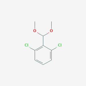 molecular formula C9H10Cl2O2 B14244952 1,3-Dichloro-2-(dimethoxymethyl)benzene CAS No. 501085-55-8