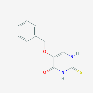 molecular formula C11H10N2O2S B142450 5-(Benzyloxy)-2-thiouracil CAS No. 63204-39-7