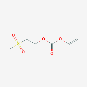 molecular formula C6H10O5S B14245013 Ethenyl 2-(methanesulfonyl)ethyl carbonate CAS No. 402849-60-9