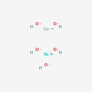 molecular formula CoH5O5Yb B14245065 Cobalt(2+) ytterbium(3+) hydroxide (1/1/5) CAS No. 441769-57-9