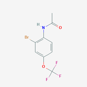 molecular formula C9H7BrF3NO2 B142451 N-(2-Bromo-4-(trifluoromethoxy)phenyl)acetamide CAS No. 131395-29-4