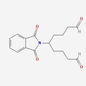 molecular formula C17H19NO4 B14245119 Nonanedial, 5-(1,3-dihydro-1,3-dioxo-2H-isoindol-2-yl)- CAS No. 491878-43-4
