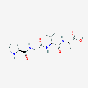 molecular formula C15H26N4O5 B14245173 L-Prolylglycyl-L-valyl-L-alanine CAS No. 188595-09-7