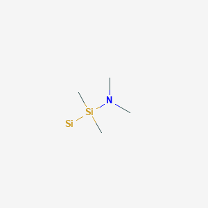 molecular formula C4H12NSi2 B14245394 Tetramethyl-disilylamin 