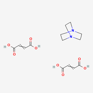molecular formula C14H20N2O8 B14245459 But-2-enedioic acid;1,4-diazabicyclo[2.2.2]octane CAS No. 477738-33-3