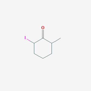 molecular formula C7H11IO B14245519 2-Iodo-6-methylcyclohexan-1-one CAS No. 223738-40-7