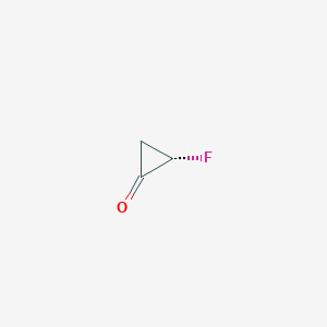 molecular formula C3H3FO B14245678 (2S)-2-Fluorocyclopropan-1-one CAS No. 496916-09-7