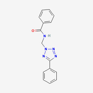 molecular formula C15H13N5O B14245730 N-[(5-Phenyl-2H-tetrazol-2-yl)methyl]benzamide CAS No. 203735-91-5
